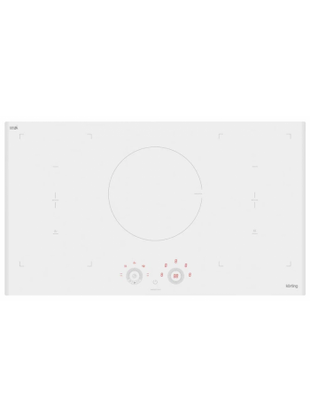 Индукционная варочная поверхность Korting HIB 95750 BW Smart, белая