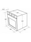 Электрический духовой шкаф MAUNFELD EOEFG.566RBG.RT