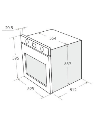 Электрический духовой шкаф MAUNFELD EOEH.5811S1