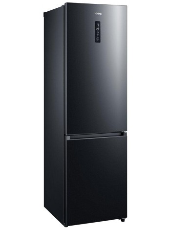 Холодильник Korting KNFC 62029 XN, черный
