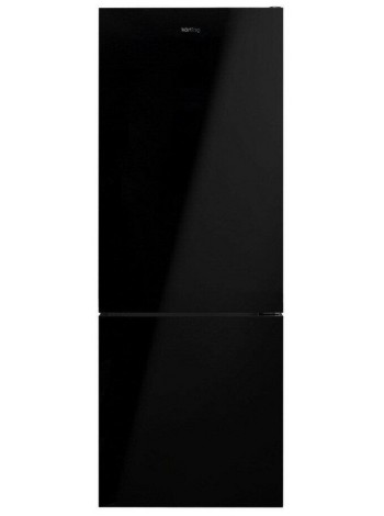 Двухкамерный холодильник Korting KNFC 71928 GN, черный