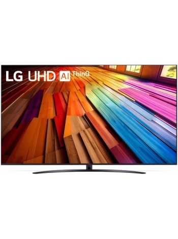 Телевизор LG 86UT81006LA.ARUB, черный