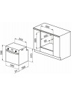 Газовый духовой шкаф Korting OGG 771 CFX, серебристый