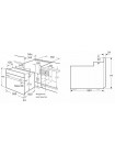 Газовый духовой шкаф Korting OGG 771 CFX, серебристый