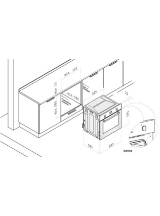 Электрический духовой шкаф Korting OKB 560 CFX RU