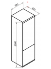 Холодильник MAUNFELD MFF200NFW, белый