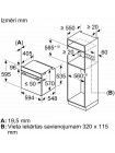 Духовой шкаф Электрический Bosch HBA530BS0S серебристый/черный