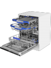 Посудомоечная машина c инвертором MAUNFELD MLP-12IMROI