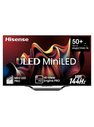 Телевизор Hisense 75U7NQ RU (2024), чёрный