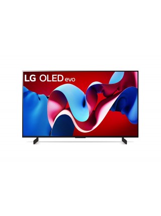 Телевизор LG OLED42C4RLA.ARUB, черный 