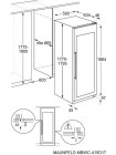 Винный шкаф встраиваемый Maunfeld MBWC-415D171