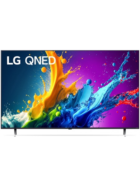 Телевизор LG 86QNED80T6A.ARUB (2024), черный