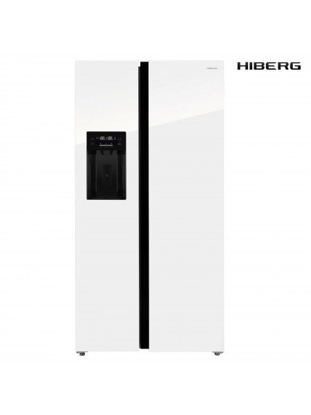 Холодильник HIBERG RFS-650DX NFGW Inverter RU, белый